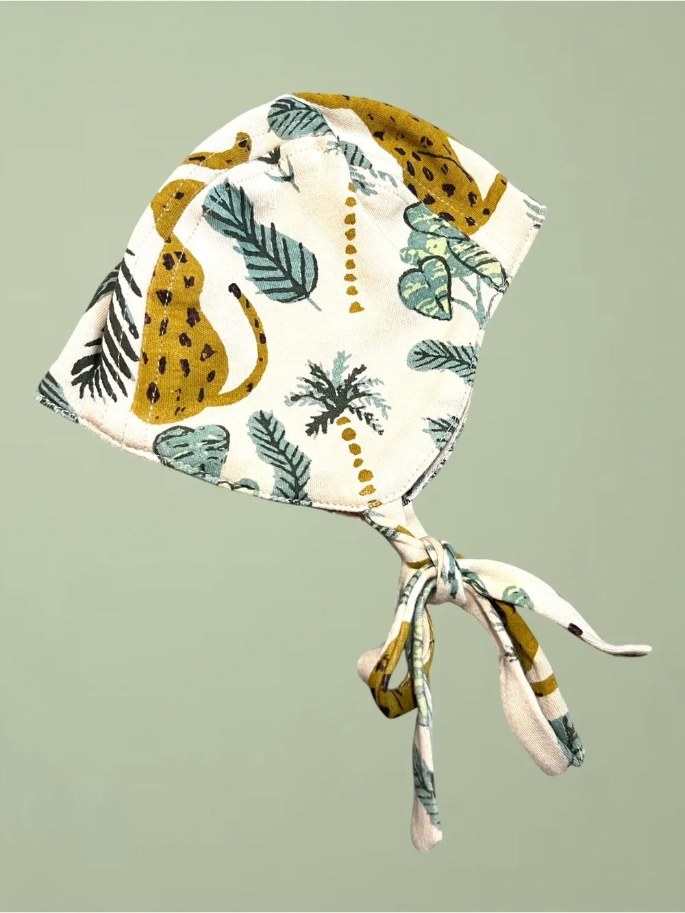 Kate Quinn Leopard Flight Hat Sz 3-6 Months